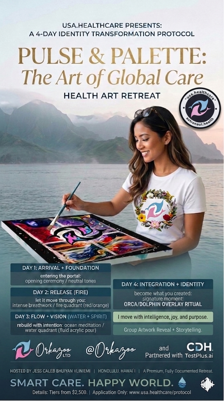 Pulse & Palette retreat poster