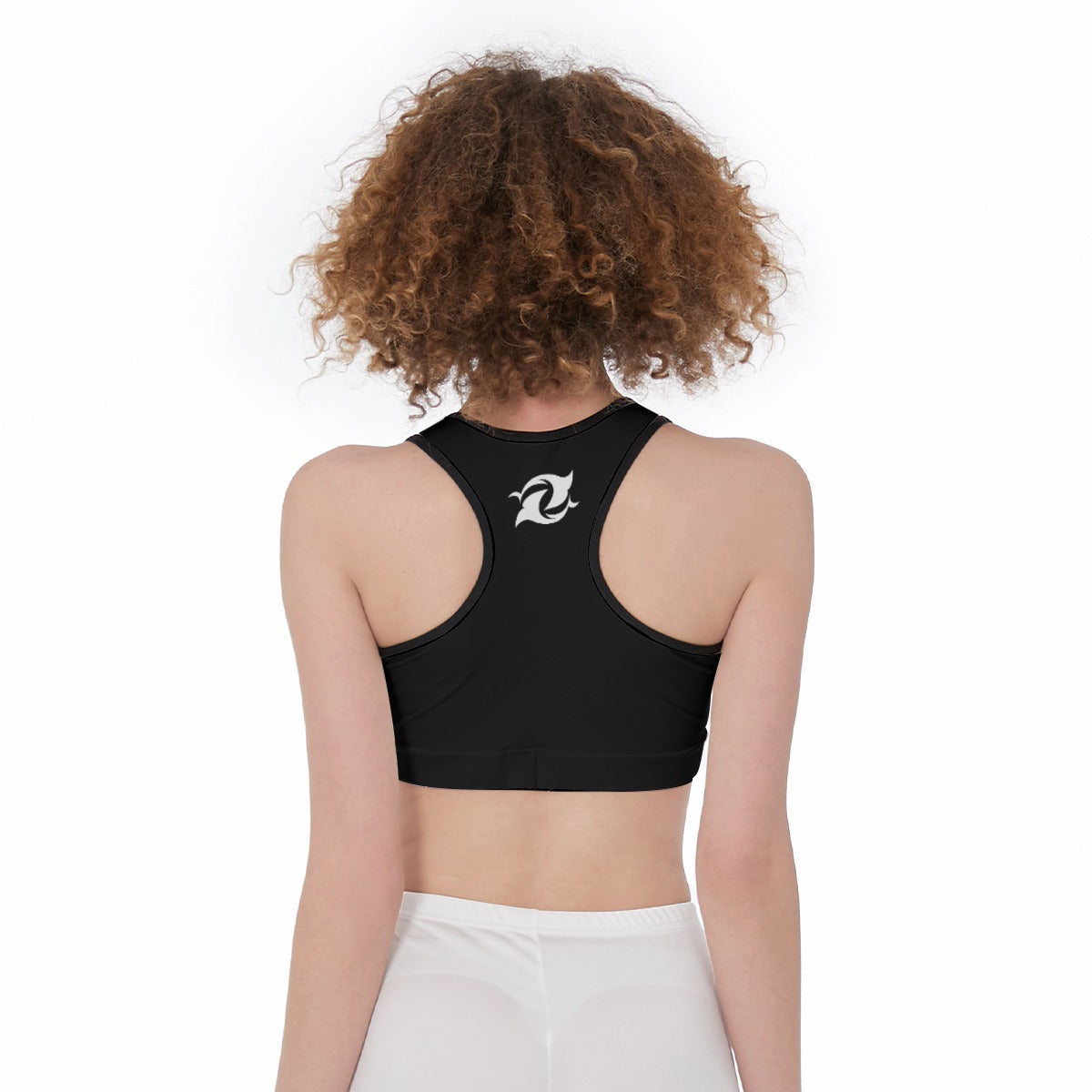 Waves Black Sports Bra