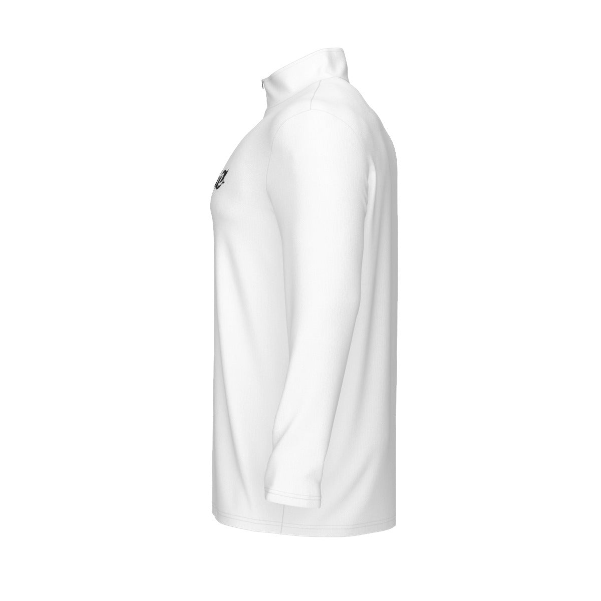 Wave Men’s Sports Collar Long Sleeve Jersey Half Zip Athletic Pullover with Stand-Up Collar