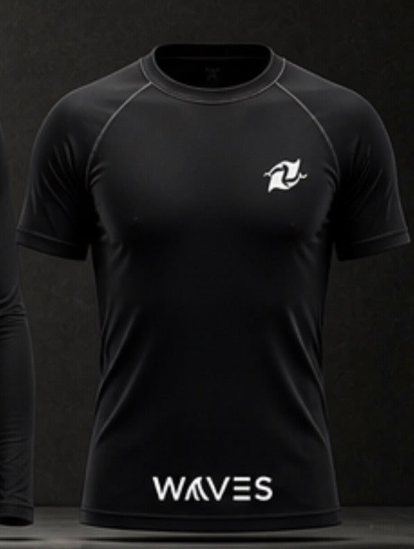 WAVES Short Sleeve Rash Guard