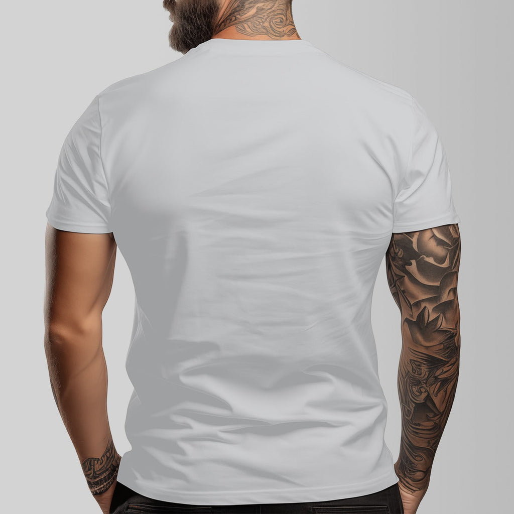 Wave All-Over Print Men’s O-Neck T-Shirt  Casual Breathable Short Sleeve