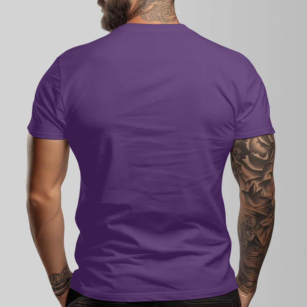 Wave All-Over Print Men’s O-Neck T-Shirt  Casual Breathable Short Sleeve
