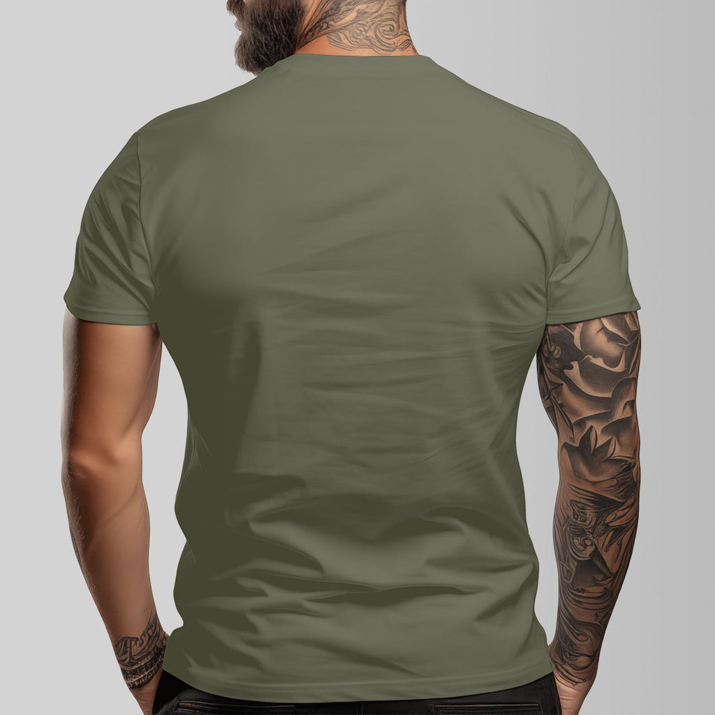 Wave All-Over Print Men’s O-Neck T-Shirt  Casual Breathable Short Sleeve