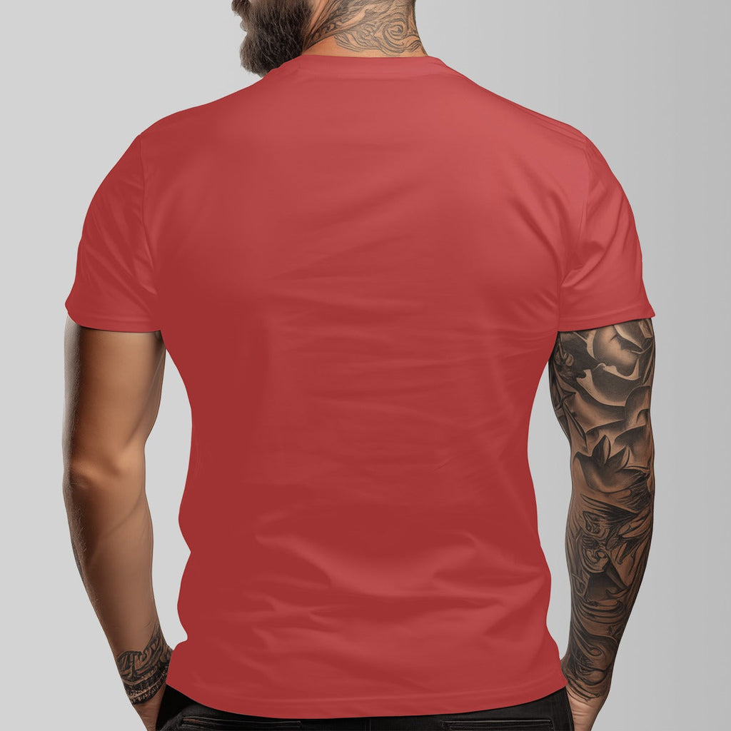 Wave All-Over Print Men’s O-Neck T-Shirt  Casual Breathable Short Sleeve